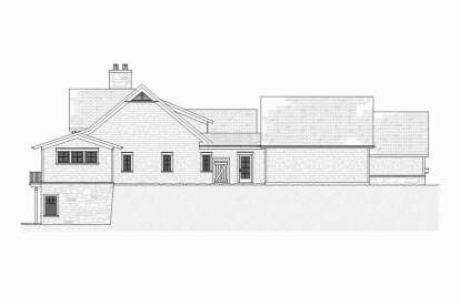 Lake Front House Plan #1637-00150 Elevation Photo