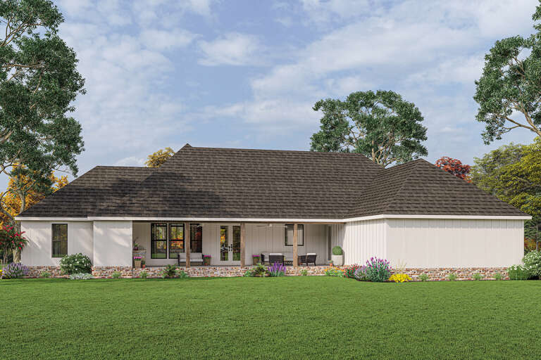 Modern Farmhouse House Plan #4534-00021 Elevation Photo