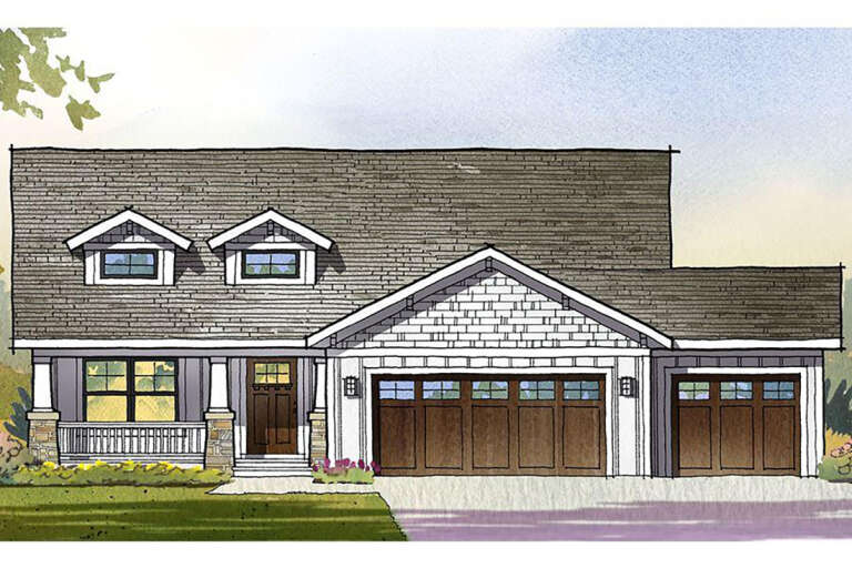 House Plan House Plan #24126 Front Elevation 