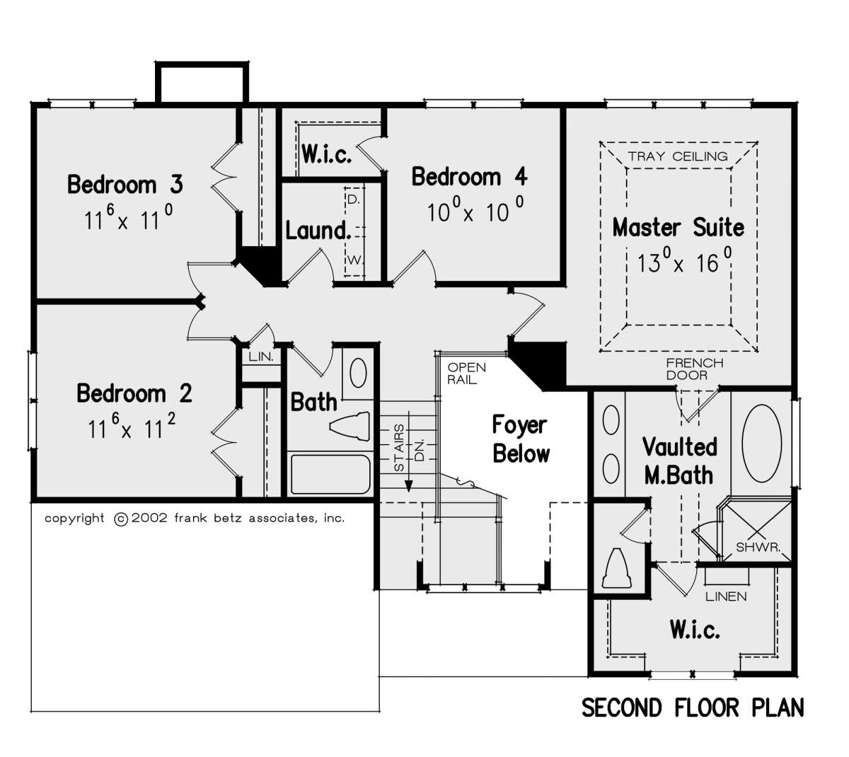 Second Floor for House Plan #8594-00433