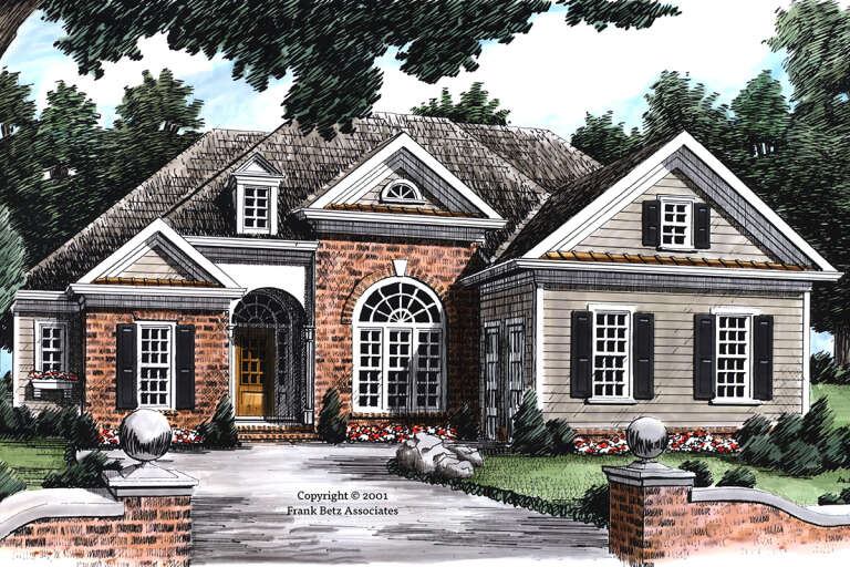 House Plan House Plan #24128 Front Elevation 