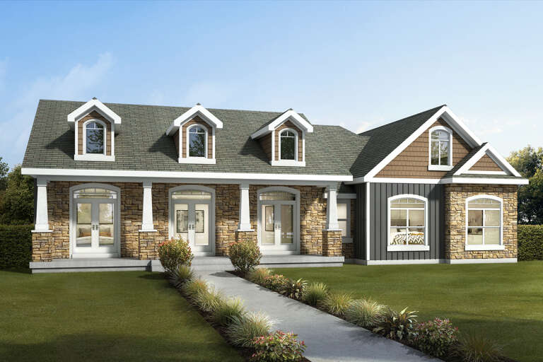 House Plan House Plan #24130 Front Elevation 