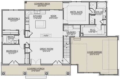 Main Floor for House Plan #7306-00013