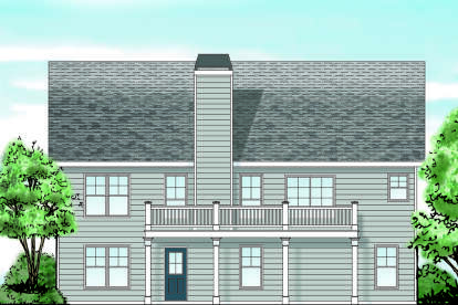 Split Foyer House Plan #8594-00436 Elevation Photo