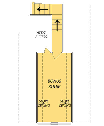 Bonus Room for House Plan #9279-00017