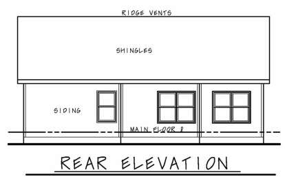 Ranch House Plan #402-01625 Elevation Photo
