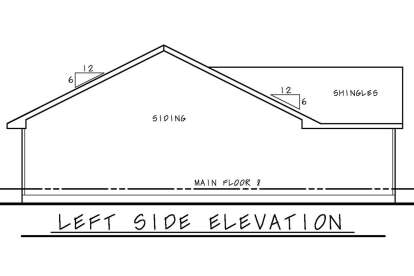 Ranch House Plan #402-01625 Elevation Photo