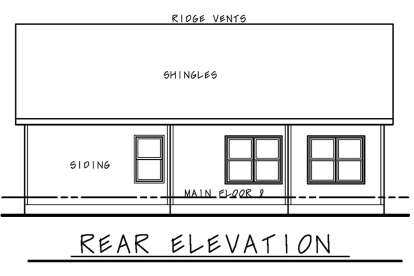 Ranch House Plan #402-01626 Elevation Photo