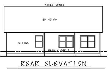 Ranch House Plan #402-01626 Elevation Photo