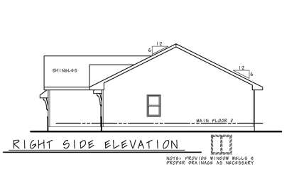 Ranch House Plan #402-01626 Elevation Photo