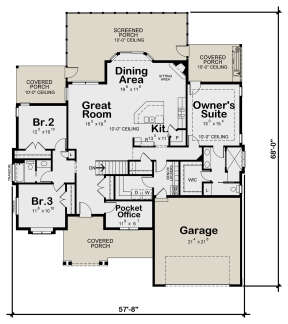 Main Floor for House Plan #402-01627