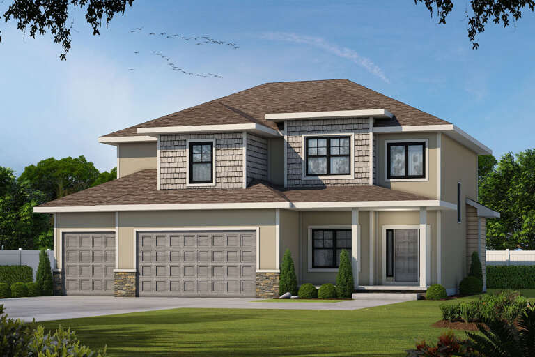 House Plan House Plan #24136 Front Elevation 