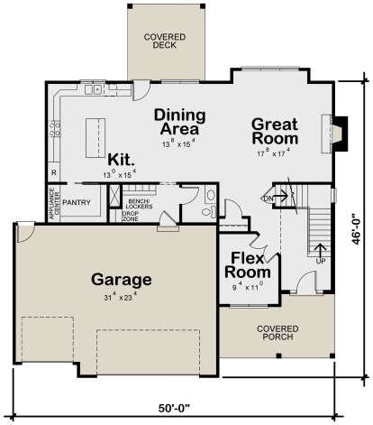Main Floor for House Plan #402-01628