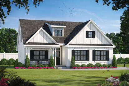 Modern Farmhouse House Plan #402-01629 Elevation Photo