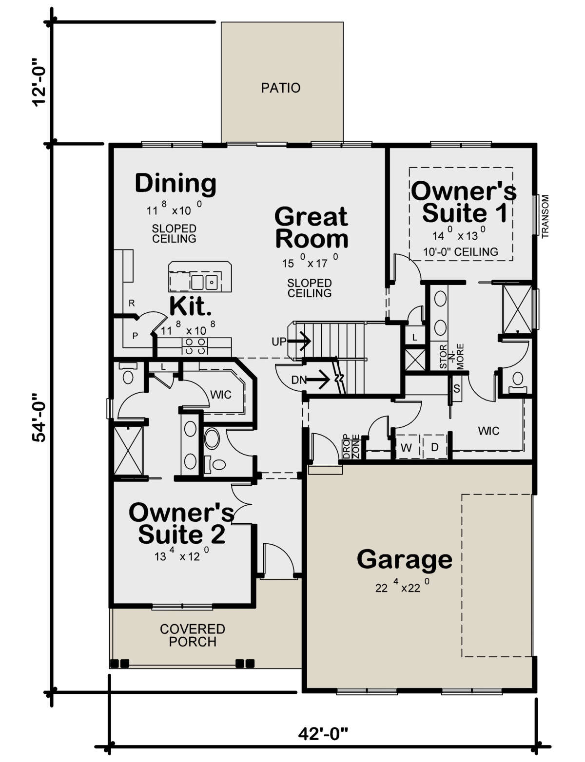 Main Floor for House Plan #402-01629