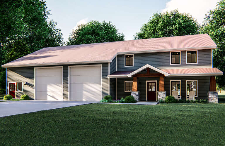 House Plan House Plan #24138 Front Elevation 