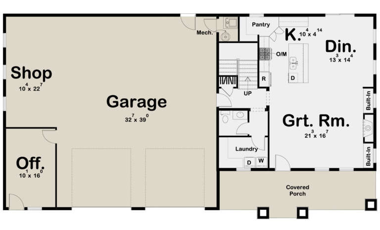 House Plan House Plan #24138 Drawing 1