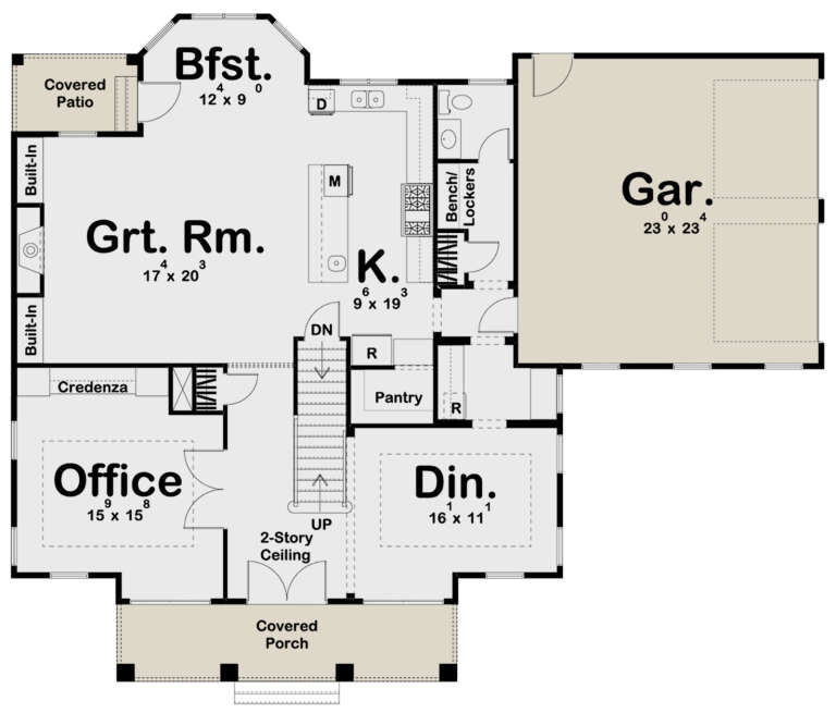 House Plan House Plan #24140 Drawing 1