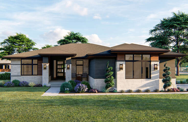 House Plan House Plan #24141 Front Elevation 