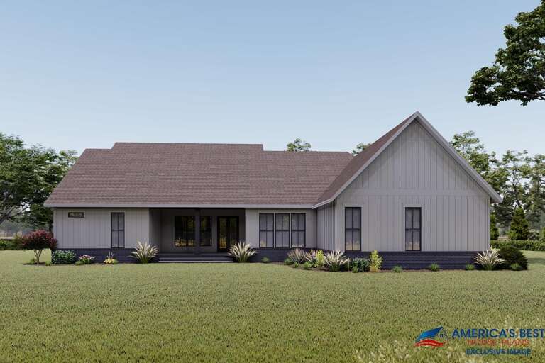 Modern Farmhouse House Plan #041-00207 Elevation Photo