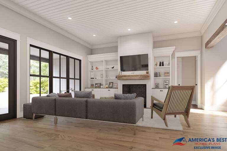 Modern Farmhouse House Plan #041-00207 Additional Photo