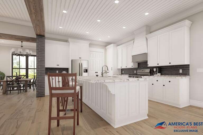 Modern Farmhouse House Plan #041-00207 Additional Photo