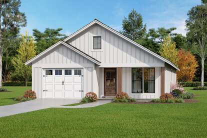 Modern Farmhouse House Plan #041-00208 Elevation Photo