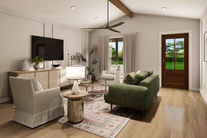 Modern Farmhouse House Plan #041-00208 Additional Photo