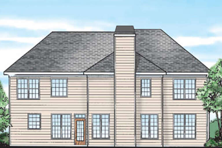 Classical House Plan #8594-00437 Elevation Photo