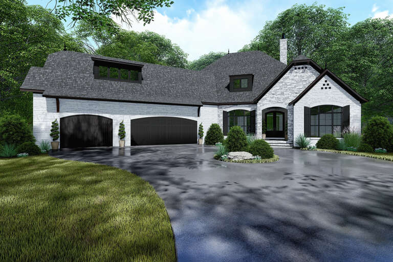 House Plan House Plan #24145 Front Elevation 