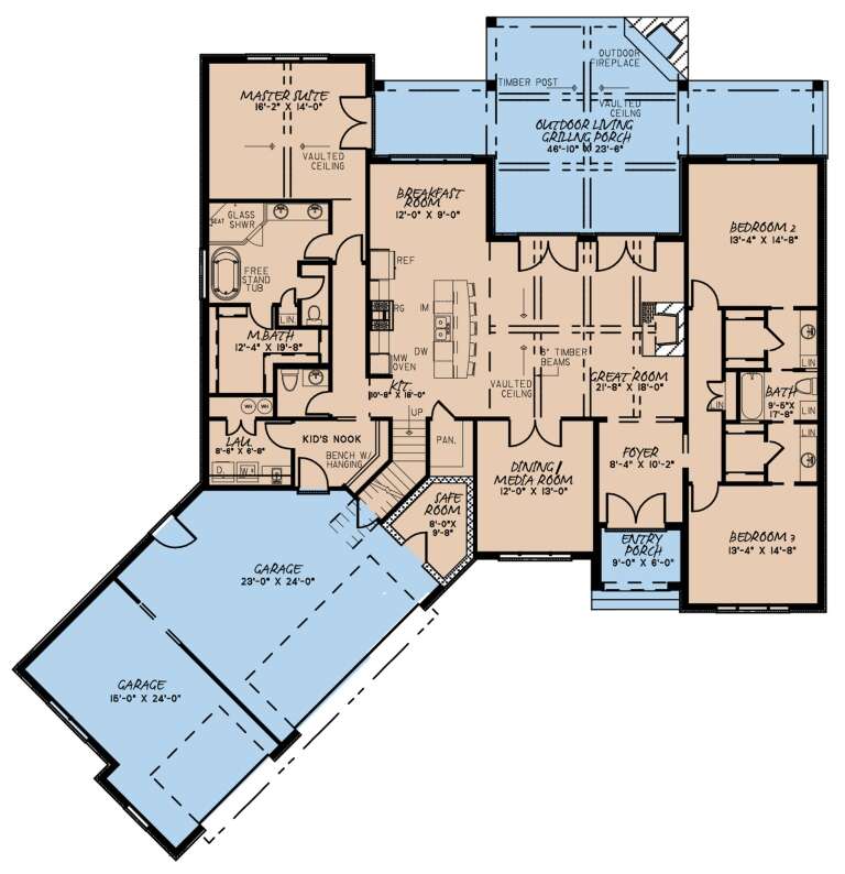 House Plan House Plan #24145 Drawing 1
