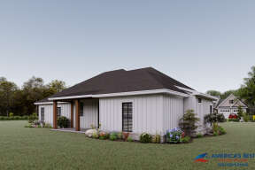 Modern Farmhouse House Plan #041-00209 Elevation Photo