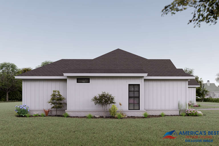 Modern Farmhouse House Plan #041-00209 Elevation Photo