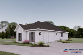 Modern Farmhouse House Plan #041-00209 Elevation Photo