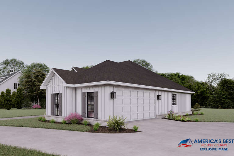 Modern Farmhouse House Plan #041-00209 Elevation Photo