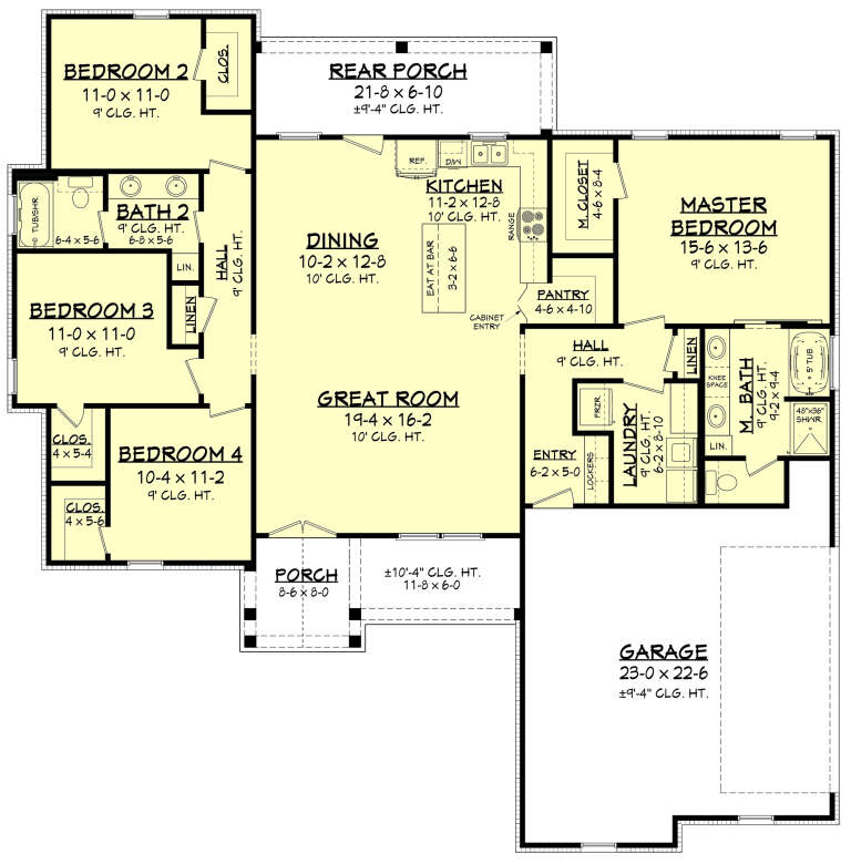 House Plan House Plan #24147 Drawing 1