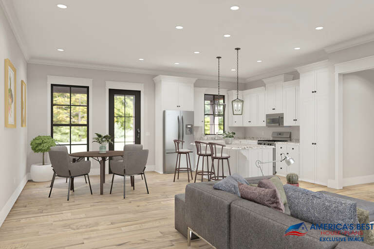 Modern Farmhouse House Plan #041-00209 Additional Photo