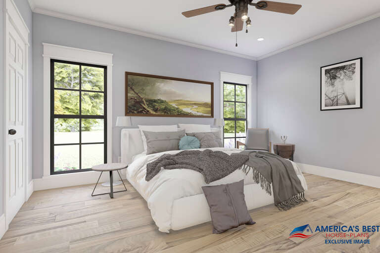 Modern Farmhouse House Plan #041-00209 Additional Photo
