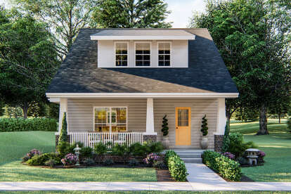 Bungalow House Plan #963-00383 Elevation Photo