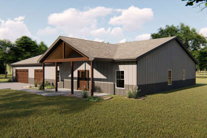 Ranch House Plan #963-00384 Elevation Photo