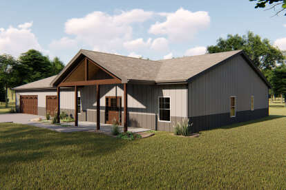 Ranch House Plan #963-00384 Elevation Photo