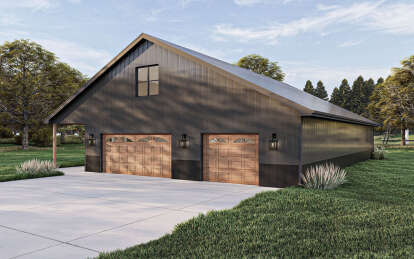 Ranch House Plan #963-00385 Elevation Photo