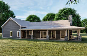 Farmhouse House Plan #963-00386 Elevation Photo