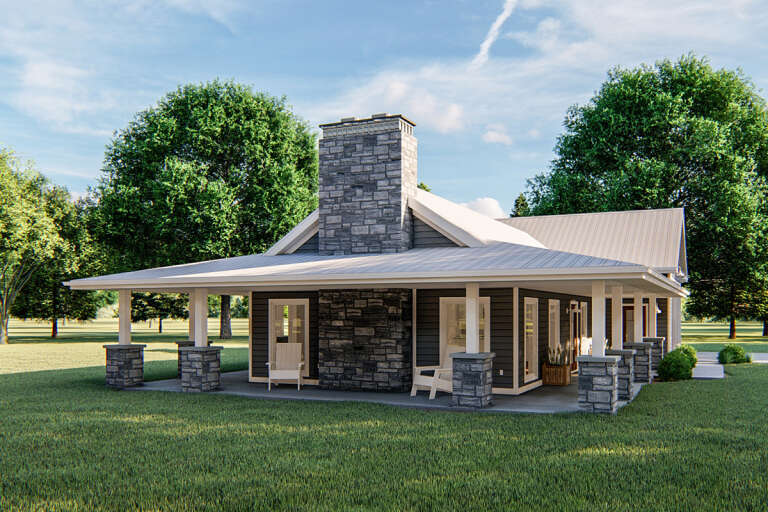 Farmhouse House Plan #963-00386 Elevation Photo