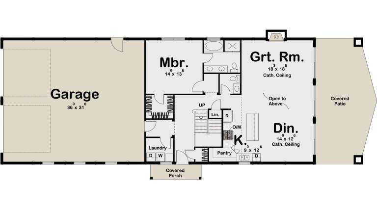 House Plan House Plan #24153 Drawing 1