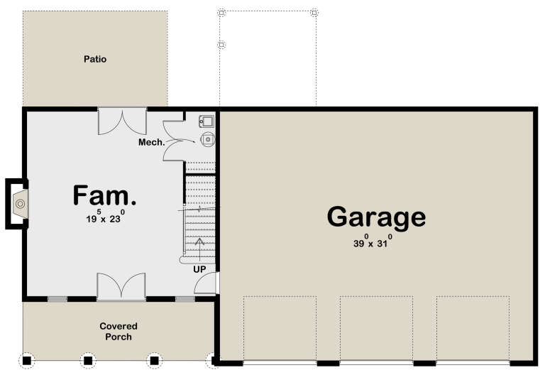 House Plan House Plan #24154 Drawing 1