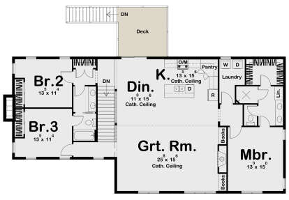 Main Floor for House Plan #963-00388