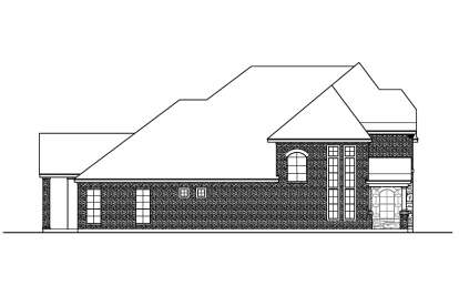 European House Plan #5445-00360 Elevation Photo