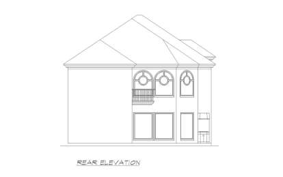 Mediterranean House Plan #5445-00361 Elevation Photo