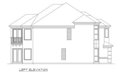 Mediterranean House Plan #5445-00361 Elevation Photo